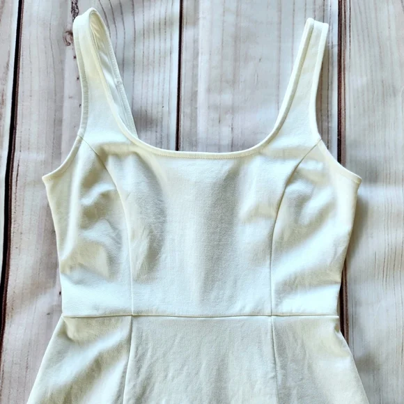 Lulus "Always Admired" White Sleeveless Mini A-line Dress | Size S - Picture 5 of 14